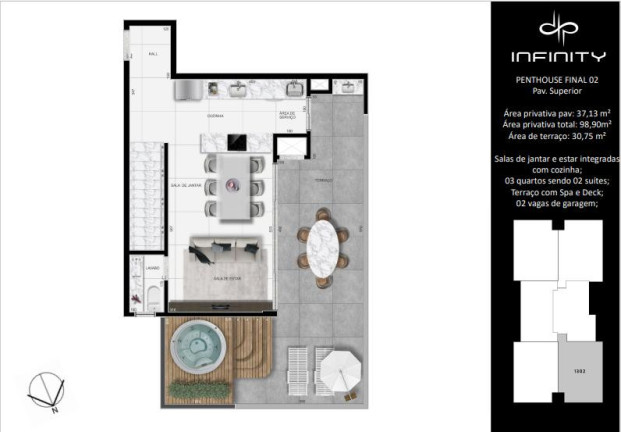 Imagem Apartamento com 3 Quartos à Venda, 107 m² em Centro - São José Dos Pinhais Imagem Apartamento com 3 Quartos à Venda, 107 m² em Centro - São José Dos Pinhais