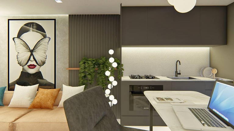 Imagem Kitnet com 1 Quarto à Venda, 35 m² em Bacacheri - Curitiba