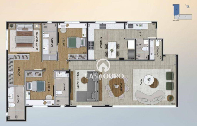 Imagem Apartamento com 3 Quartos à Venda, 140 m² em Santo Antônio - Belo Horizonte