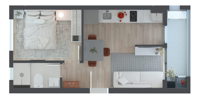Imagem Apartamento com 1 Quarto à Venda, 33 m² em Portão - Curitiba Imagem Apartamento com 1 Quarto à Venda, 33 m² em Portão - Curitiba