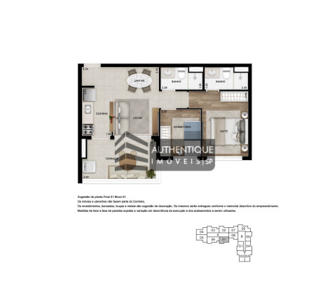 Imagem Apartamento com 2 Quartos à Venda, 65 m² em Tatuapé - São Paulo Imagem Apartamento com 2 Quartos à Venda, 65 m² em Tatuapé - São Paulo
