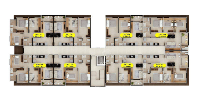 Imagem Apartamento com 3 Quartos à Venda, 60 m² em Poço - Cabedelo