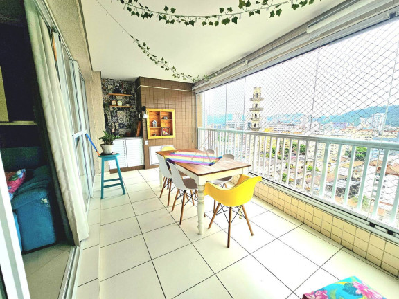 Imagem Apartamento com 3 Quartos à Venda, 111 m² em Encruzilhada - Santos