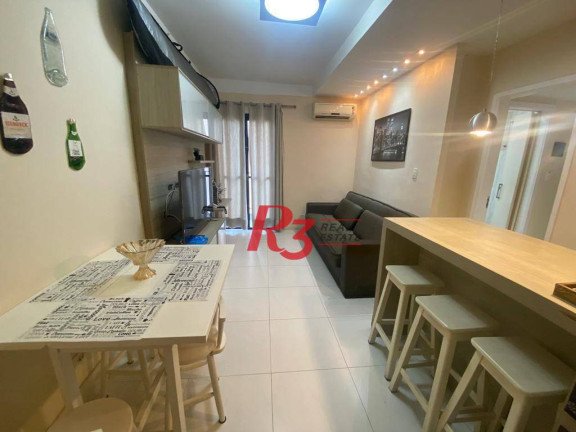 Imagem Apartamento com 1 Quarto à Venda ou Locação, 45 m² em Gonzaga - Santos Imagem Apartamento com 1 Quarto à Venda ou Locação, 45 m² em Gonzaga - Santos