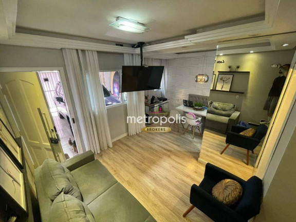 Imagem Sobrado com 2 Quartos à Venda, 100 m² em Vila Alzira - Santo André Imagem Sobrado com 2 Quartos à Venda, 100 m² em Vila Alzira - Santo André