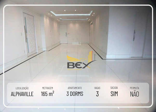 Imagem Apartamento com 3 Quartos à Venda, 165 m² em Alphaville Industrial - Barueri