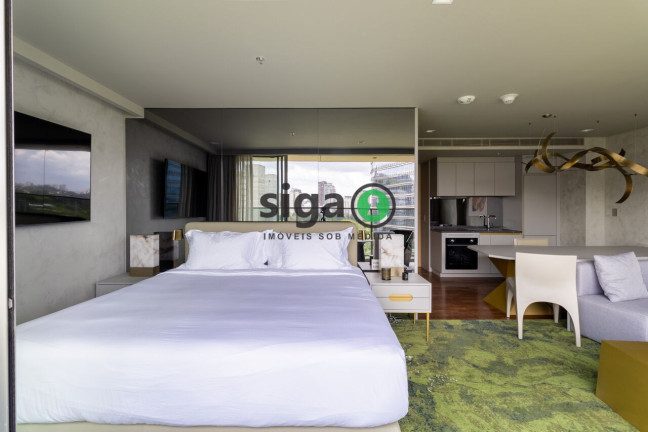 Imagem Apartamento com 1 Quarto para Alugar, 53 m² em Vila Olímpia - São Paulo