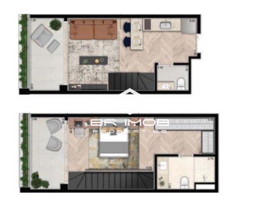 Imagem Imóvel com 1 Quarto à Venda, 61 m² em Moema - São Paulo