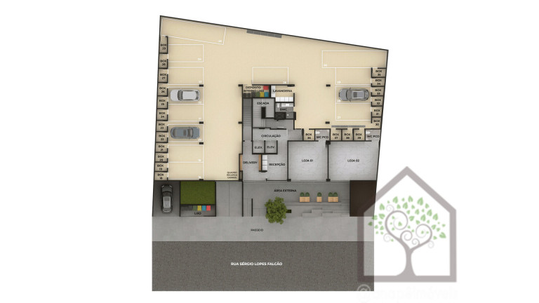 Imagem Imóvel com 1 Quarto à Venda, 24 m² em Trindade - Florianópolis