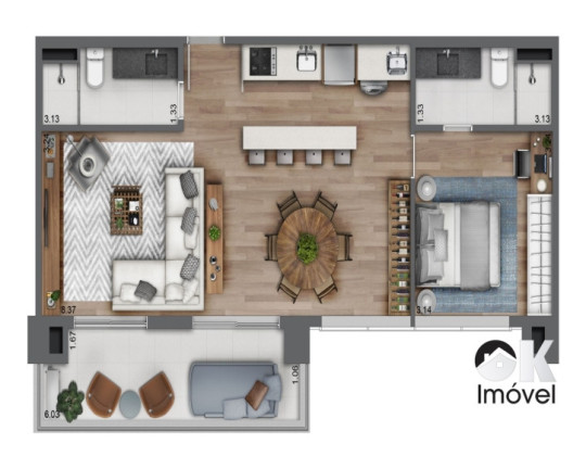 Imagem Apartamento com 2 Quartos à Venda, 79 m² em Jardim Paulista - São Paulo Imagem Apartamento com 2 Quartos à Venda, 79 m² em Jardim Paulista - São Paulo