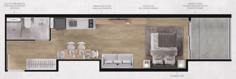 Imagem Apartamento com 1 Quarto à Venda, 100 m² em Jardins - São Paulo