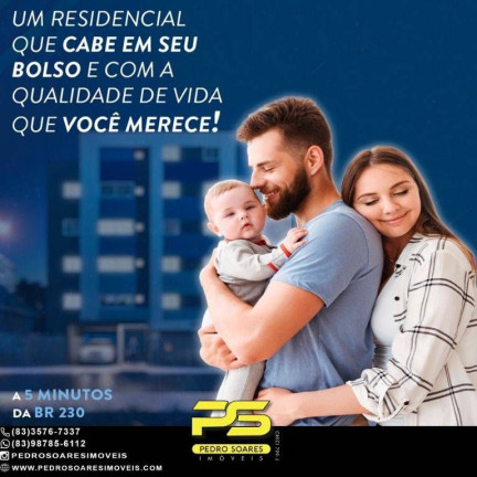 Imagem Apartamento com 2 Quartos à Venda, 50 m² em João Paulo Ii - João Pessoa