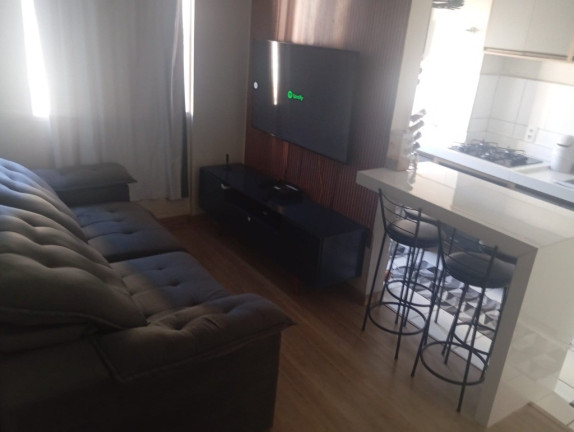 Imóvel com 2 Quartos para Alugar, 42 m² em Vila Valparaíso - Santo André