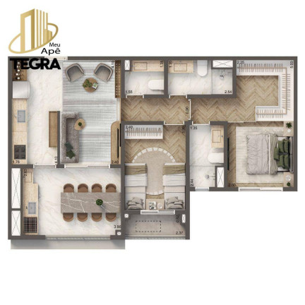 Imagem Apartamento com 2 Quartos à Venda, 71 m² em Brooklin - São Paulo Imagem Apartamento com 2 Quartos à Venda, 71 m² em Brooklin - São Paulo