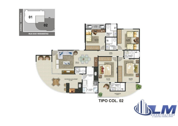 Imagem Imóvel com 4 Quartos à Venda, 135 m² em Praia Do Morro - Guarapari Imagem Imóvel com 4 Quartos à Venda, 135 m² em Praia Do Morro - Guarapari