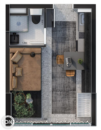 Imagem Studio com 1 Quarto à Venda, 16 m² em Jardim Paulista - São Paulo