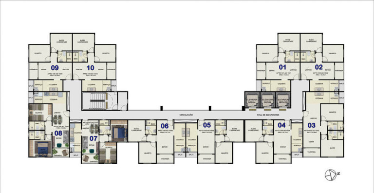 Imagem Apartamento com 2 Quartos à Venda, 45 m² em Boa Viagem - Recife