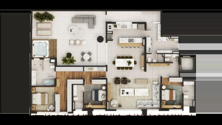 Imagem Cobertura com 3 Quartos à Venda, 213 m² em Juvevê - Curitiba