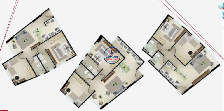 Imagem Apartamento com 2 Quartos para Alugar ou Temporada, 55 m² em Tirol - Natal Imagem Apartamento com 2 Quartos para Alugar ou Temporada, 55 m² em Tirol - Natal