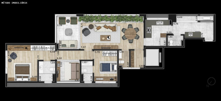 Imagem Imóvel com 3 Quartos à Venda, 137 m² em Pinheiros - São Paulo