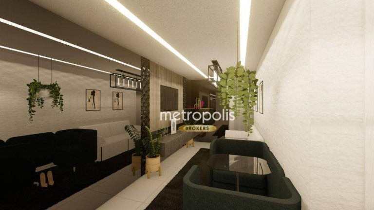 Apartamento com 2 Quartos à Venda, 55 m² em Campestre - Santo André