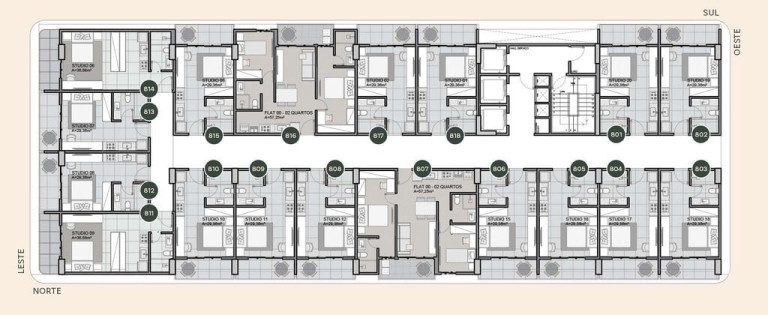 Imagem Imóvel com 1 Quarto à Venda, 51 m² em Manaíra - João Pessoa Imagem Imóvel com 1 Quarto à Venda, 51 m² em Manaíra - João Pessoa