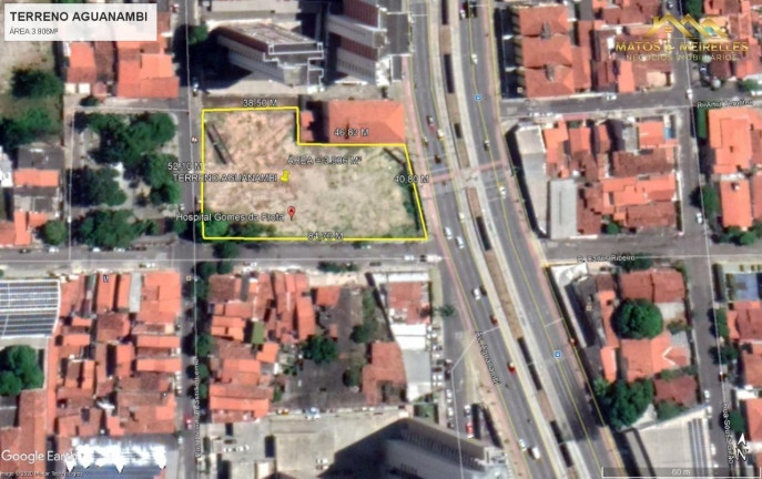 Terreno à Venda, 3.906 m² em Fátima - Fortaleza
