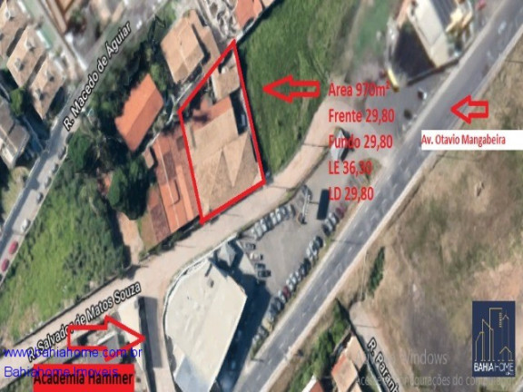 Imagem Terreno à Venda, 972 m² em Pituaçu - Salvador