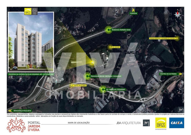 Imagem Apartamento com 1 Quarto à Venda, 53 m² em Ponte Alta - Extrema Imagem Apartamento com 1 Quarto à Venda, 53 m² em Ponte Alta - Extrema