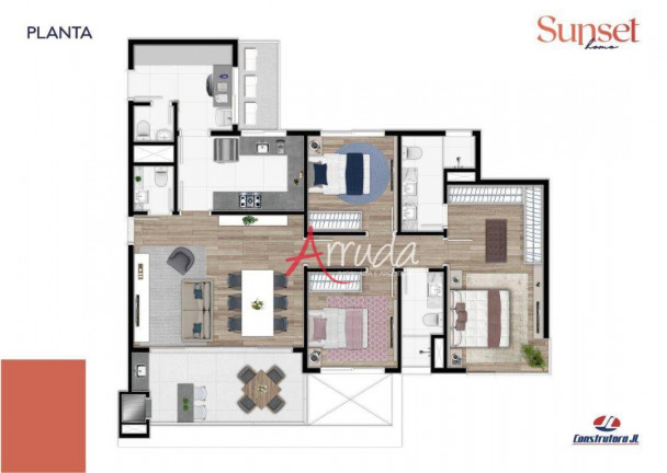 Imagem Apartamento com 3 Quartos à Venda, 125 m² em Centro - Cascavel Imagem Apartamento com 3 Quartos à Venda, 125 m² em Centro - Cascavel