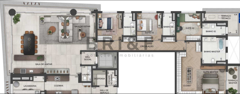 Imagem Apartamento com 4 Quartos à Venda, 261 m² em Brooklin  - São Paulo