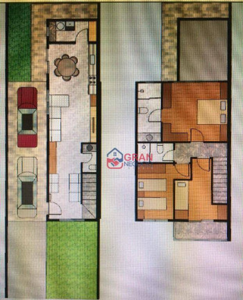 Imagem Sobrado com 3 Quartos à Venda, 127 m² em Iguaçu - Araucária