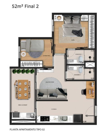Imagem Apartamento com 3 Quartos à Venda, 62 m² em Vila Formosa - São Paulo