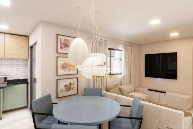 Apartamento com 2 Quartos à Venda, 61 m² em Jardim - Santo André