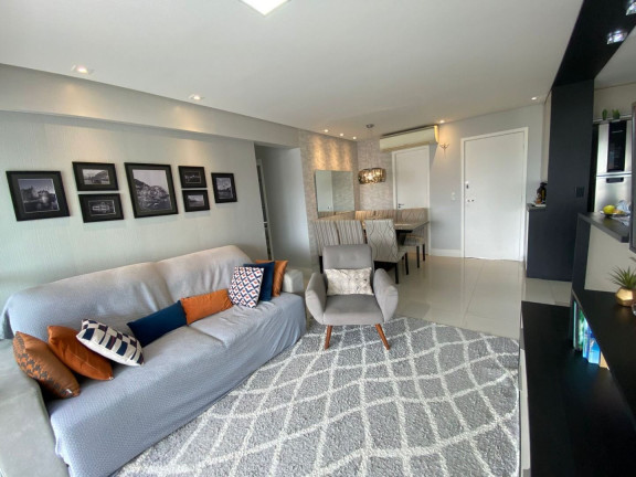 Imagem Apartamento com 3 Quartos à Venda, 111 m² em Encruzilhada - Santos