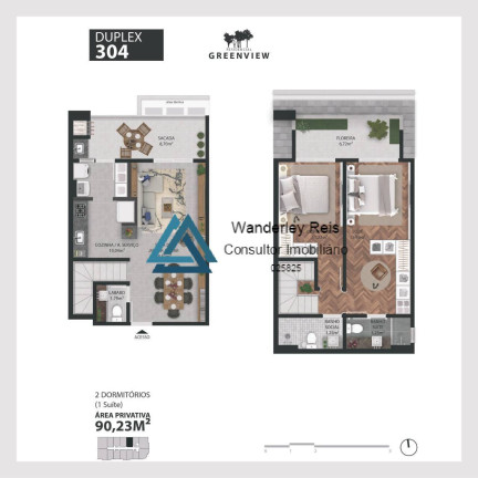 Imagem Apartamento com 2 Quartos à Venda, 68 m² em Ingleses - Florianópolis Imagem Apartamento com 2 Quartos à Venda, 68 m² em Ingleses - Florianópolis