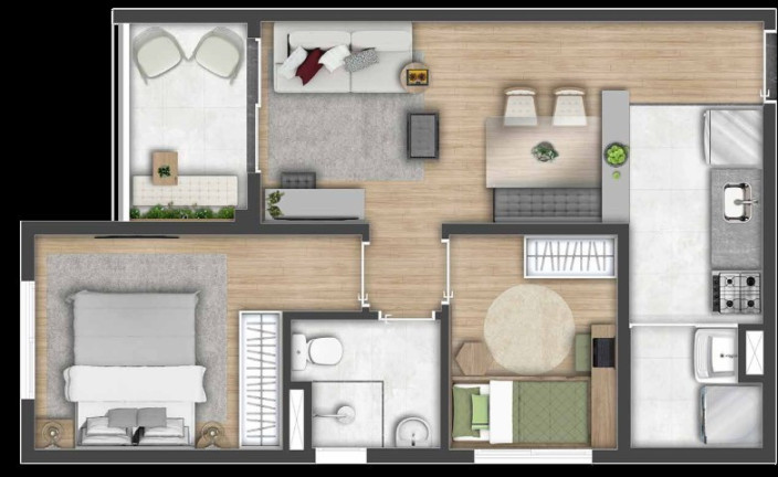 Imagem Apartamento com 2 Quartos à Venda, 45 m² em Morumbi - São Paulo Imagem Apartamento com 2 Quartos à Venda, 45 m² em Morumbi - São Paulo