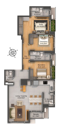 Imagem Apartamento com 2 Quartos à Venda, 88 m² em Petrópolis - Porto Alegre