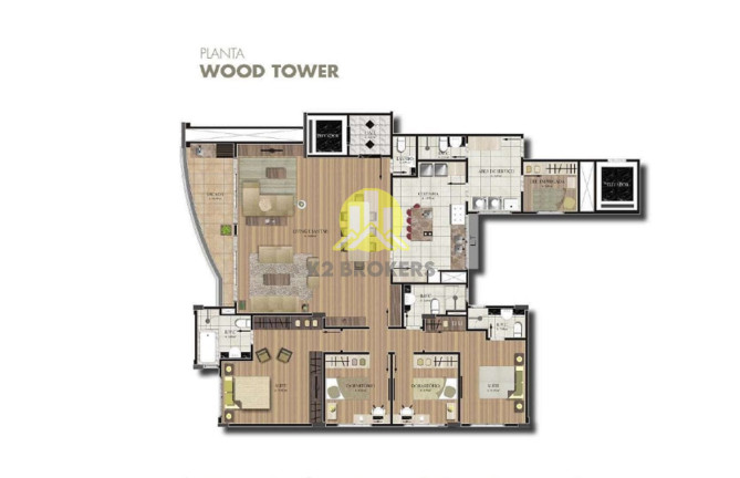 Imagem Apartamento com 4 Quartos à Venda, 185 m² em Mossunguê - Curitiba Imagem Apartamento com 4 Quartos à Venda, 185 m² em Mossunguê - Curitiba