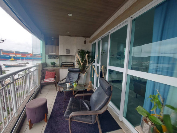 Foto do imóvel Apartamento com 3 Quartos à Venda, 199 m² em Ponta Da Praia - Santos