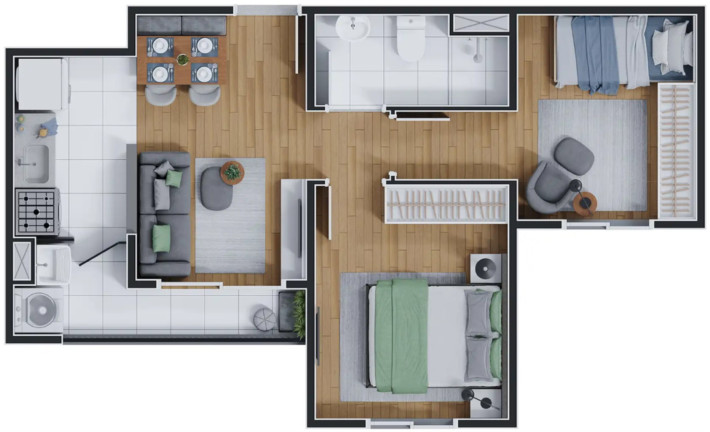 Imagem Imóvel com 1 Quarto à Venda, 29 m² em Jaguaribe - Osasco