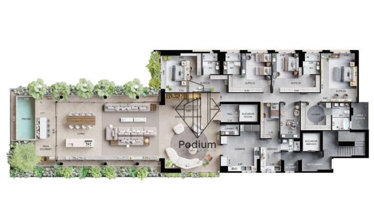 Imagem Apartamento com 4 Quartos à Venda, 353 m² em Altiplano Cabo Branco - João Pessoa Imagem Apartamento com 4 Quartos à Venda, 353 m² em Altiplano Cabo Branco - João Pessoa