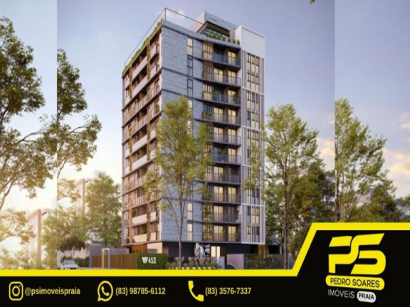 Apartamento com 2 Quartos à Venda, 52 m² em Manaíra - João Pessoa