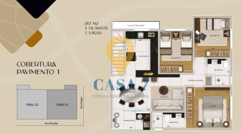 Imagem Apartamento com 3 Quartos à Venda, 80 m² em Anchieta - Belo Horizonte