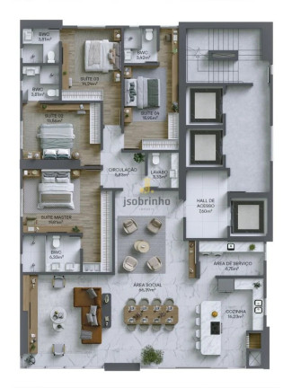 Foto do imóvel Apartamento com 4 Quartos à Venda, 202 m² em Meia Praia - Itapema