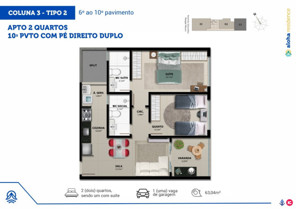Imagem Imóvel com 2 Quartos à Venda, 64 m² em Praia De Itaparica - Vila Velha Imagem Imóvel com 2 Quartos à Venda, 64 m² em Praia De Itaparica - Vila Velha