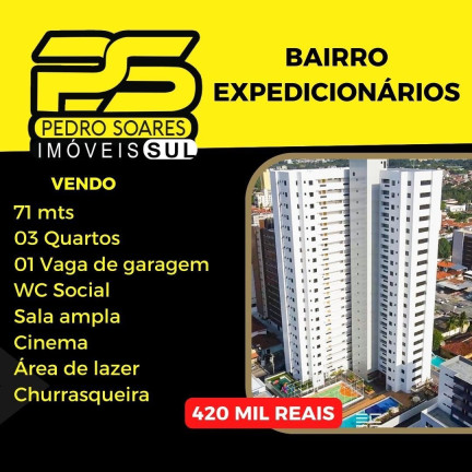 Apartamento com 3 Quartos à Venda, 71 m² em Expedicionários - João Pessoa