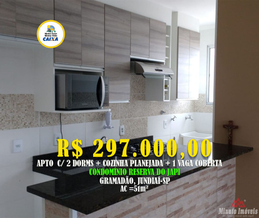 Apartamento com 2 Quartos à Venda, 51 m² em Recanto Quarto Centenário - Jundiaí