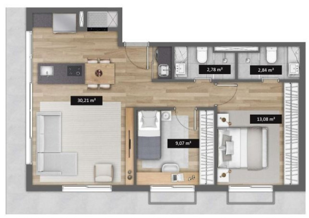 Imagem Apartamento com 2 Quartos à Venda, 69 m² em Boa Vista - Porto Alegre Imagem Apartamento com 2 Quartos à Venda, 69 m² em Boa Vista - Porto Alegre