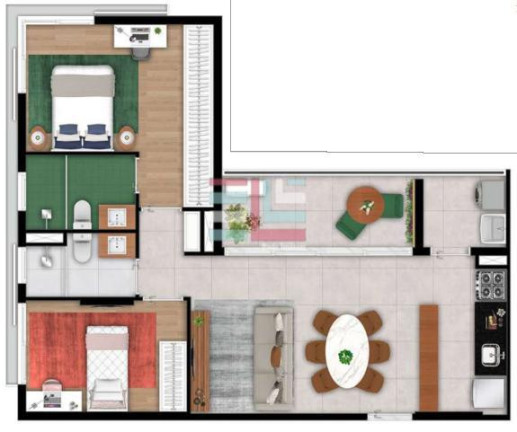 Imagem Imóvel com 2 Quartos à Venda, 74 m² em Vila Mariana - São Paulo